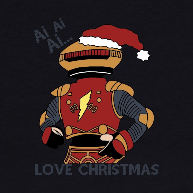 Power Rangers - Alpha 5 "Ai Ai Ai Love Christmas" by SimplePeteDoodles